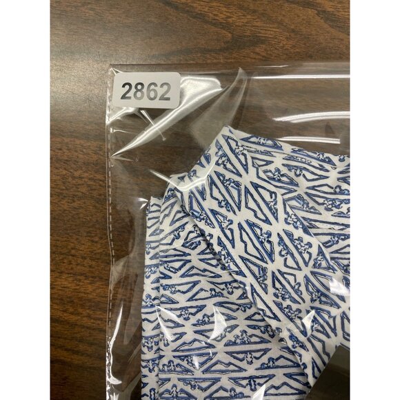 Eddie Bauer Mens Short Sleeve Button-Up Shirt White & Blue Size 3XL - New - Picture 9 of 10